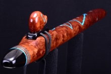 Redwood Burl Native American Flute, Minor, Low E-4, #H30C
